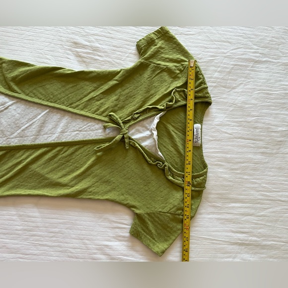 Girls Green and White Shirt - Picture 5 of 5